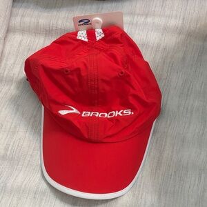 Brooks Bold Red Running Cap
